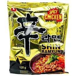 Локшина швидкого приготування Nongshim Shin Ramyun Chicken з куркою 120 г