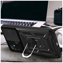 Чохол до мобільного телефона BeCover Military Xiaomi Redmi 12C Black (709165) - мініатюра 4