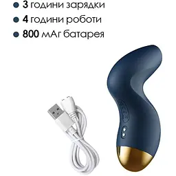 Вакуумний кліторальний стимулятор Svakom Pulse Pure Вакуумний стимулятор Svakom Pulse Pure Синій - мініатюра 5