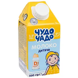 Молоко Чудо-чадо для дітей 3.2% 500 г