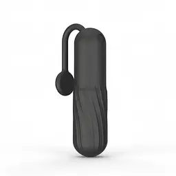 Віброкулька з хвостиком 10 режимів, USB, 8,4 см чорна K0600-1