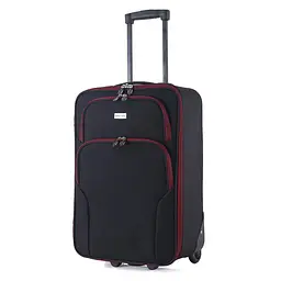 Валіза мала для ручної поклажі Semi Line 20 дюймів (S) дюймів (S) Polyester Black (T5680-1)