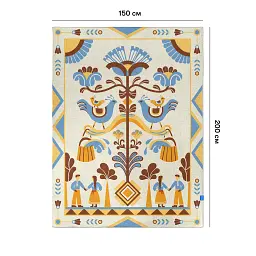 Плед «Дерево роду» світлий 150x200 - мініатюра 6