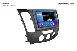 Штатна автомагнітола EasyGo M9-3-32-HS Hyundai Sonata 2008-2010 - мініатюра 3