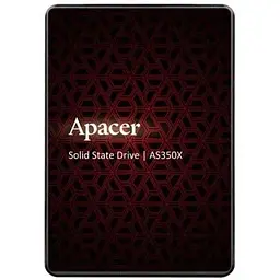 Твердотільний накопичувач SSD Apacer 128Gb, AS350X, SATA3, 2.5", 3D TLC, 560/540 МБ/с teh0019819