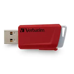 USB флеш накопичувач Verbatim 2x32GB Store 'n' Click Red/Blue USB 3.2 (49308) - мініатюра 4