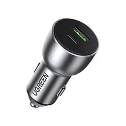 Зарядний пристрій Ugreen 1xUSB-C + 1xUSB QC 3.0 60 Вт CD213 сірий (60980)