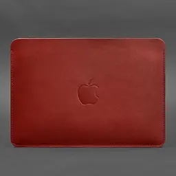 Чохол BlankNote із натуральної шкіри для MacBook 13 дюймів Червоний - мініатюра 3