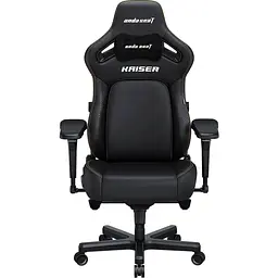 Геймерське крісло Anda Seat Kaiser 4 XL Leather Elegant Black [AD12YDDC-XLL-20-B-PV/C] [121286]