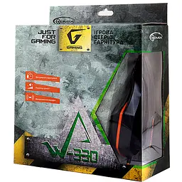 Навушники Gemix W-330 black-orange - мініатюра 4