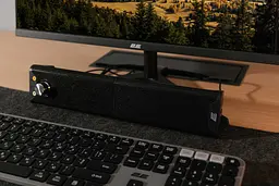 Акустична система 2E PCS203, 2.0, USB, Metal Black - мініатюра 5