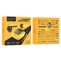 Ігрові навушники TWS Hoco EW28 Magic true wireless BT gaming headset Yellow - мініатюра 4