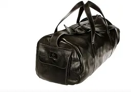 Шкіряна дорожня сумка GRANDE PELLE 30х55х25 см sum0025419 - мініатюра 2