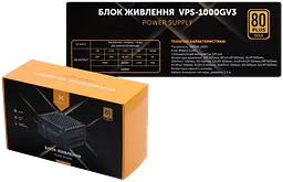 Блок живлення Vinga VPS Gold V3 1000W 80+ Gold (VPS-1000GV3) - мініатюра 4