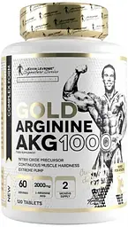 Амінокислота Kevin Levrone Gold Line Gold Arginine AKG 1000, 120 таблеток