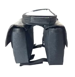 Велосумка на раму West Biking YP0707351 2 л для смартфона 7" 19х18х15 см чорно-сірий (G0001975) - мініатюра 3