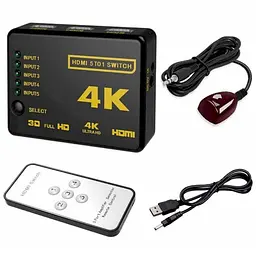 HDMI свич 3D 4k x 2k, 1080Р, 1,4 версія, 5 x 1 портів, Blister