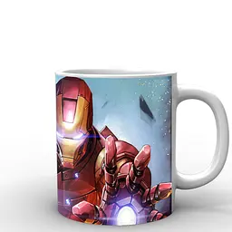 Кухоль GeekLand Залізна Людина Iron Man фан арт IM.02.032 330 мл білий - мініатюра 3
