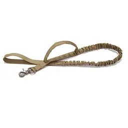 Повідець для собак Harness 100-150см, банджі-повідець з двома ручками, коричневий - мініатюра 1