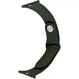 Ремінець Apple Watch Silicone 42/44/45/46/49 мм Dark Olive S (35) (34)