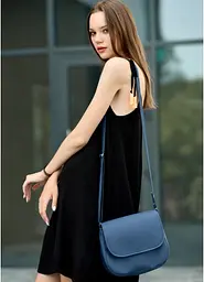Сумка кросбоді Sambag Rose BZN синій 20 х 24 х 7 см (94000015) - мініатюра 3