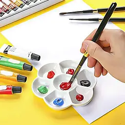 Палітра для акварелі SINOART Квітка, порцеляна, діаметр 15 см - мініатюра 7