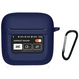 Чохол-накладка DK JBL Tour Pro 3 | Silicone Candy Friendly з карабіном (dark blue)
