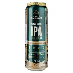 Уцінка. Пиво Volfas Engelman IPA, бурштинове, 6%, з/б, 0,568 л 