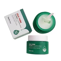 Очищувальний бальзам FarmStay Cica Farm Calming Cleansing Balm, 95 мл - мініатюра 2