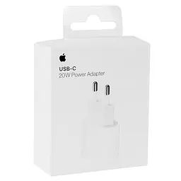 МЗП 20W Power Adapter for Apple (1USB-C) (AAA) (box) White - мініатюра 2