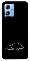 TPU чохол Demsky Lazy cat для Motorola Moto G84