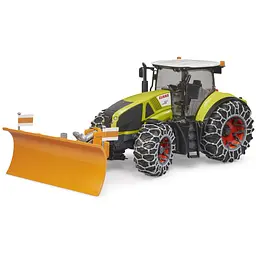 Машинка Bruder Трактор для прибирання снігу Claas Axion 950 (03018) - мініатюра 3