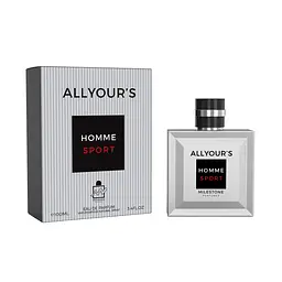 Парфумована вода чоловіча Milestone All Your`s Homme Sport 100 мл (MM35964) - мініатюра 2