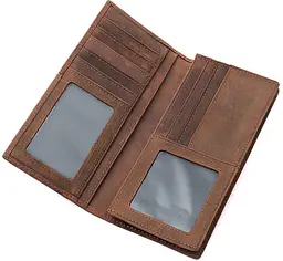 Чоловічий шкіряний гаманець Vintage 9х18 см acs0016061 - мініатюра 4