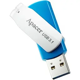 USB флеш накопичувач Apacer 128GB AH357 Ocean Blue USB 3.2 (AP128GAH357U-1) - мініатюра 2