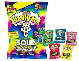 Льодяники Warheads Extreme Sour Hard Candy Assorted Flavors 56г - мініатюра 2