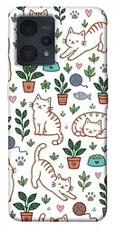 TPU чохол Demsky Cats pattern для Realme 9 4G / 9 Pro+