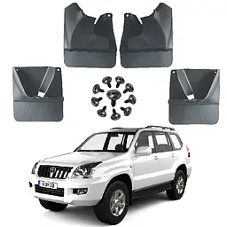 Бризковики для Toyota Land Cruiser Prado 120 2002-2010 Комплект 4 шт (BTYPD0321)