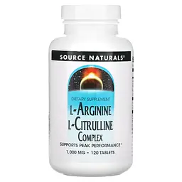 Комплекс Л-Аргініну Л-Цитруліну L-Arginine L-Citrulline Complex 1000мг - 120 таб