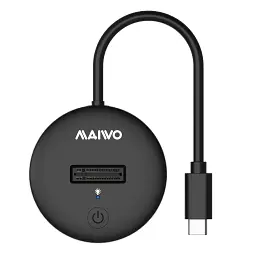 Док-станція для накопичувачів Maiwo M.2 NVMe/SATA SSD to USB3.2 Gen2 USB-C 10Gbps (K1698P2) - мініатюра 4
