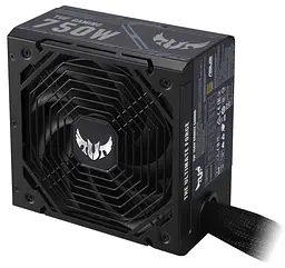Блок живлення Asus 750 ВтTUF Gaming, Black, 80+ Bronze, Active PFC, 135 мм, 4xMolex / 8xSATA / 4x6+2-pin / 2x4+4-pin / 1x20+4-pin, захист OPP/OVP/UVP/SCP/OCP/OTP (TUF-GAMING-750B) - мініатюра 2