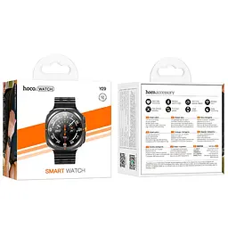 Смарт-годинник Hoco Y29 Smart Sports Watch (call version) Black - мініатюра 4