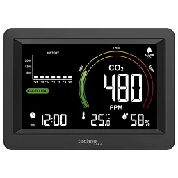 Метеостанція Technoline WL1028 Black (WL1028), Чорний - мініатюра 4