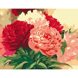 Картина за номерами Rosa Start Букет півоній 35x45 см