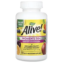 Комплекс для здоров'я жінок 50+ Nature's Way Alive! Women's 50+ 110 таблеток