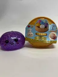 Антистрес Dumpling  Пельмень великий глітер Glitter в пароварці  фіолетовий з  блискітками A-Toys - мініатюра 2