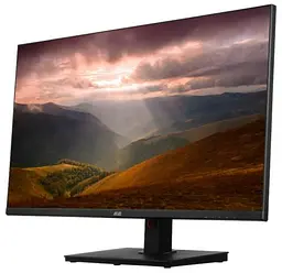 Монітор 27` 2E N2723B, Black, WLED, IPS, 1920x1080 (16:9), 5 мс, 75 Гц, 250 кд/м², 1000:1, 178°/178°, VGA/HDMI, VESA 100x100 мм, зовнішній БЖ (2E-N2722B-01.UA) - мініатюра 3