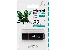 Флешка Wibrand 32 GB Scarab Black (WI3.2/SC32P11B) - мініатюра 4
