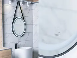 Дзеркало ASIGNATURA Unique 60 см LED (85401802) - мініатюра 3