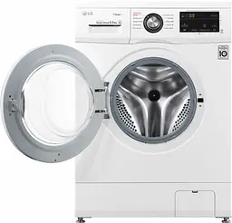 Пральна машина LG з фронтальним завантаженням F2J3WS2W, 6,5кг, 1200, A+++, Пар, глибина 44см, Дисплей, Інвертор, Білий (F2J3WS2W) - мініатюра 4